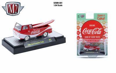 M2 Machines 52500 Coca Cola 1965 Ford Econoline Truck