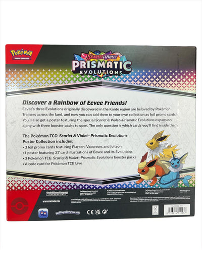 10-10024-101 Pokémon Scarlet & Violet Prismatic Evolutions Poster Collection