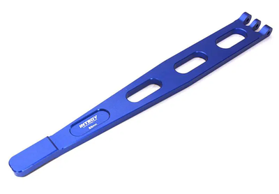 INTC28038BLUE Billet Machined Alloy Battery Plate 1/10