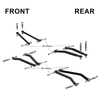SCX30-02BK INJORA Aluminum High Clearance Chassis Links for 1/30 SCX30