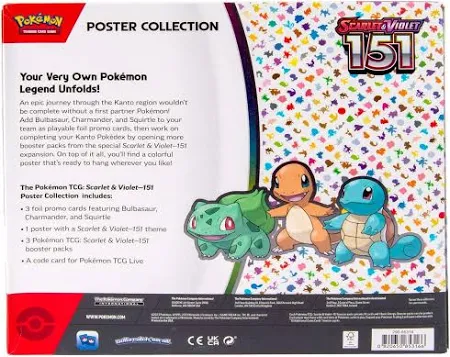 PKU290-85316 Pokemon Scarlet & Violet 151 Poster Collection
