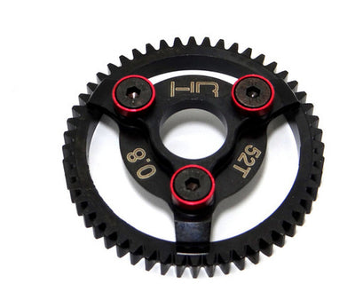 HRSTE252 - Steel Spur Gear (52t 32p) (Red) - TRA