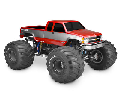 JCO0339 1988 Chevy Silverado Extended Cab Monster Truck Body (Clear)