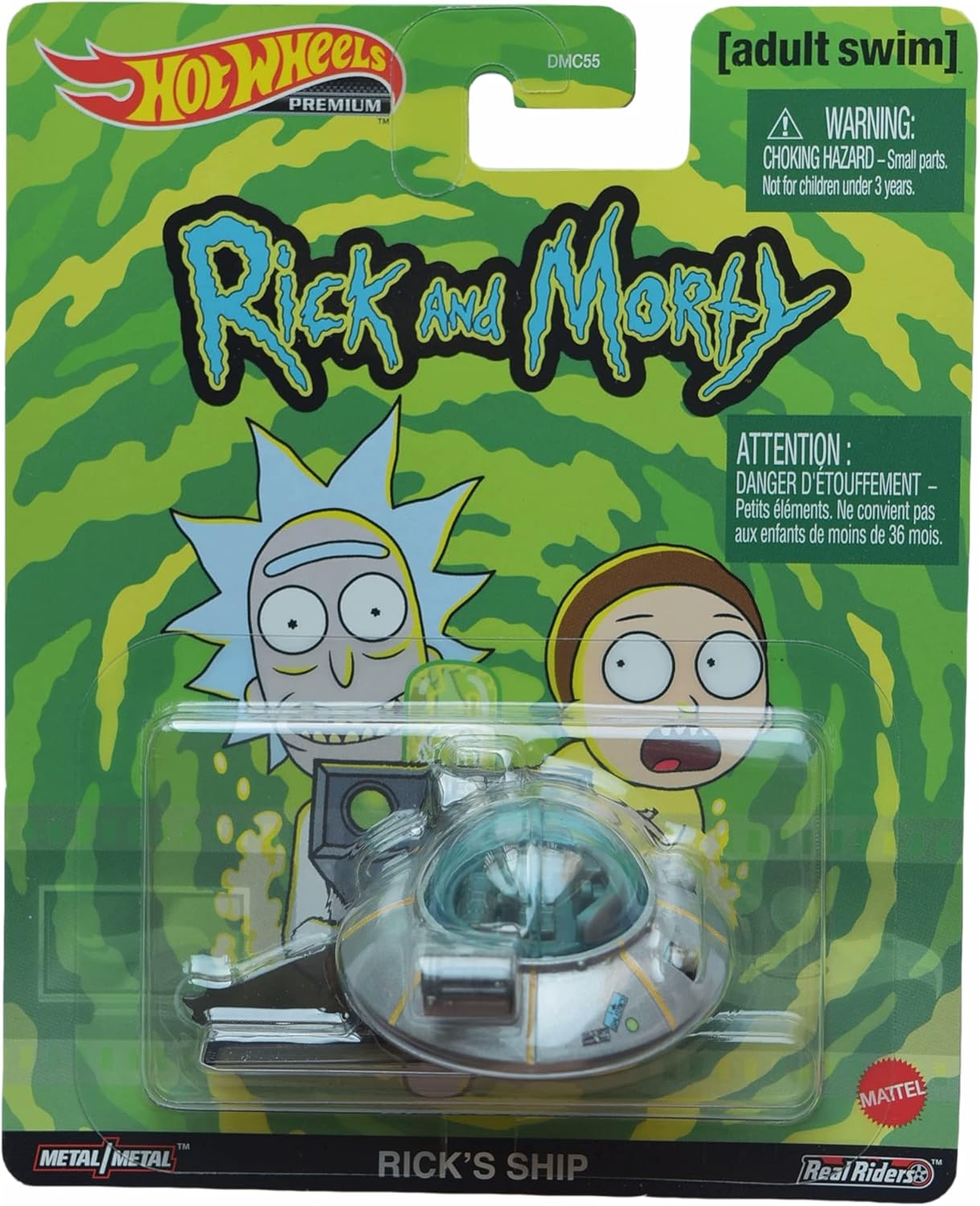 HWJHW95 Hot Wheels Premium Rick and Morty Rick's Ship