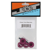 JTB-JT11160-PK J&T Bearing Co. Aluminum 17mm Serrated Wheel Nuts (Pink) (4)