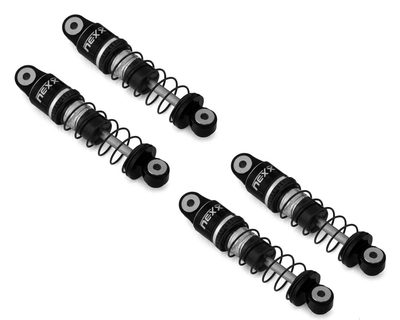 NX-405-B NEXX Racing SCX24 36mm Aluminum Oil-Filled Threaded Shocks (Black) (4)