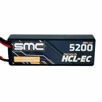 SMC52100-2S1P 7.4V 5200mAh 100C Hardcase Lipo - Traxxas Plug
