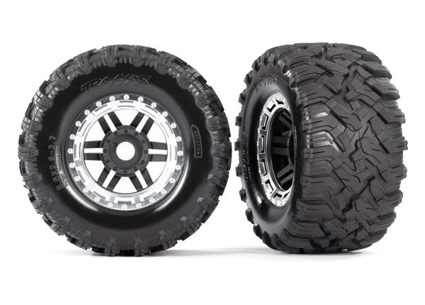 8972X T&W/Blk Tires & Wheel