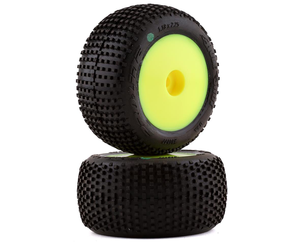 PRO1017712 Mini-T 2.0 Hole Shot Pre-Mounted Tires (Yellow) (2) (M3)