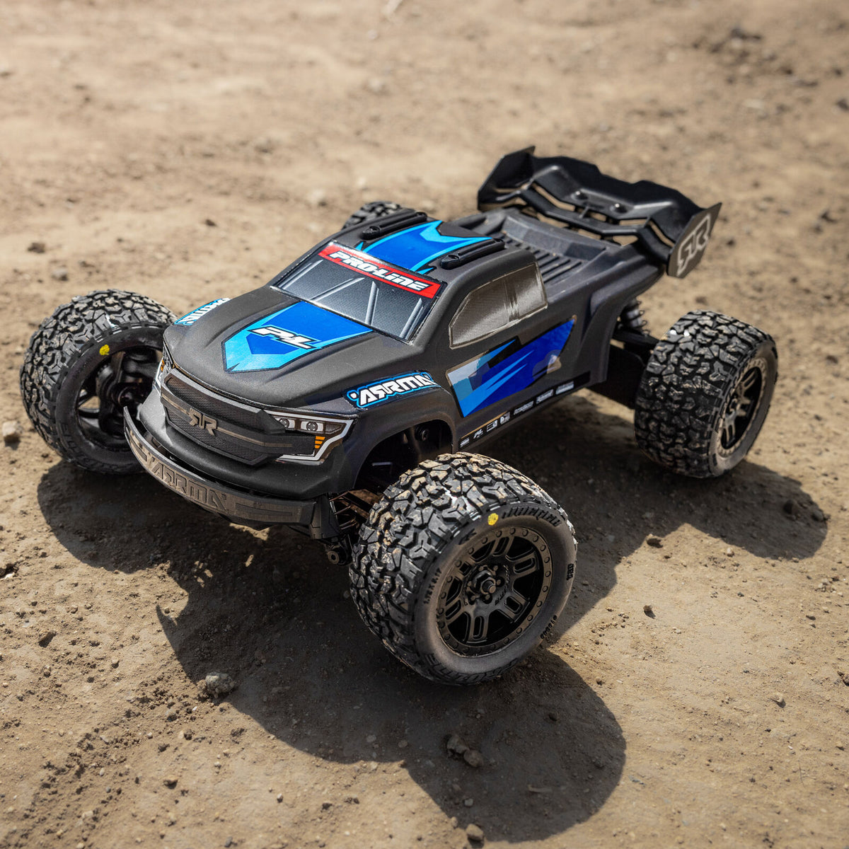 PRO369314 Pro-Line Racing 1/16 Limited Edition Pre-Cut/Pre-Painted Brute Truck Body, Matte Black: ARRMA MINI KRATON