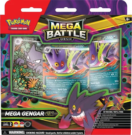 Gengar Racing PKU10-10131-101 Pokemon Mega Battle Deck - Mega Gengar ex/Mega Diancie ...