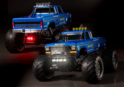 36034-61 Big Foot No1 The Original Monster Truck 1/10 Scale 2WD Monster Truck W/LED Lights