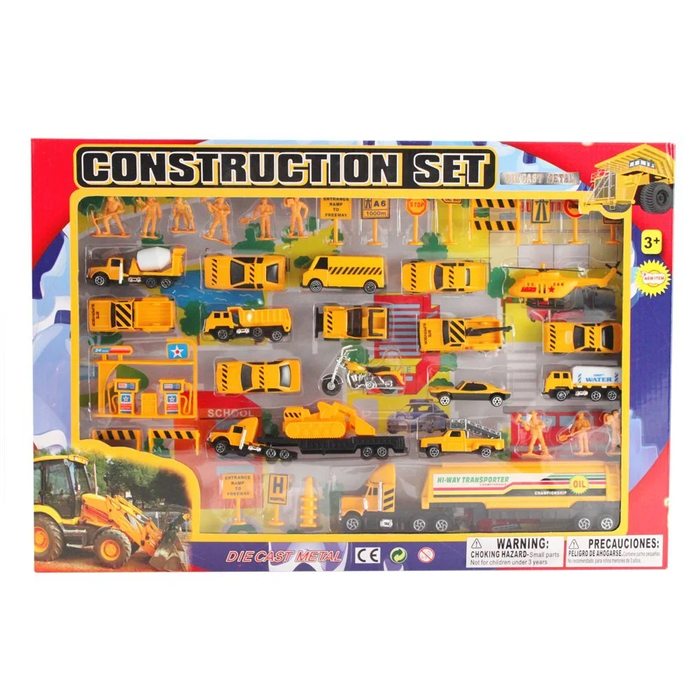 LUGC365C Die Cast Construction Play Set