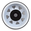 SSD00251 1.9"" Steel 8 Spoke Beadlock Wheels (White) (2)