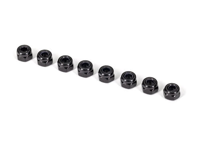 2745X 3mm Locknuts Black