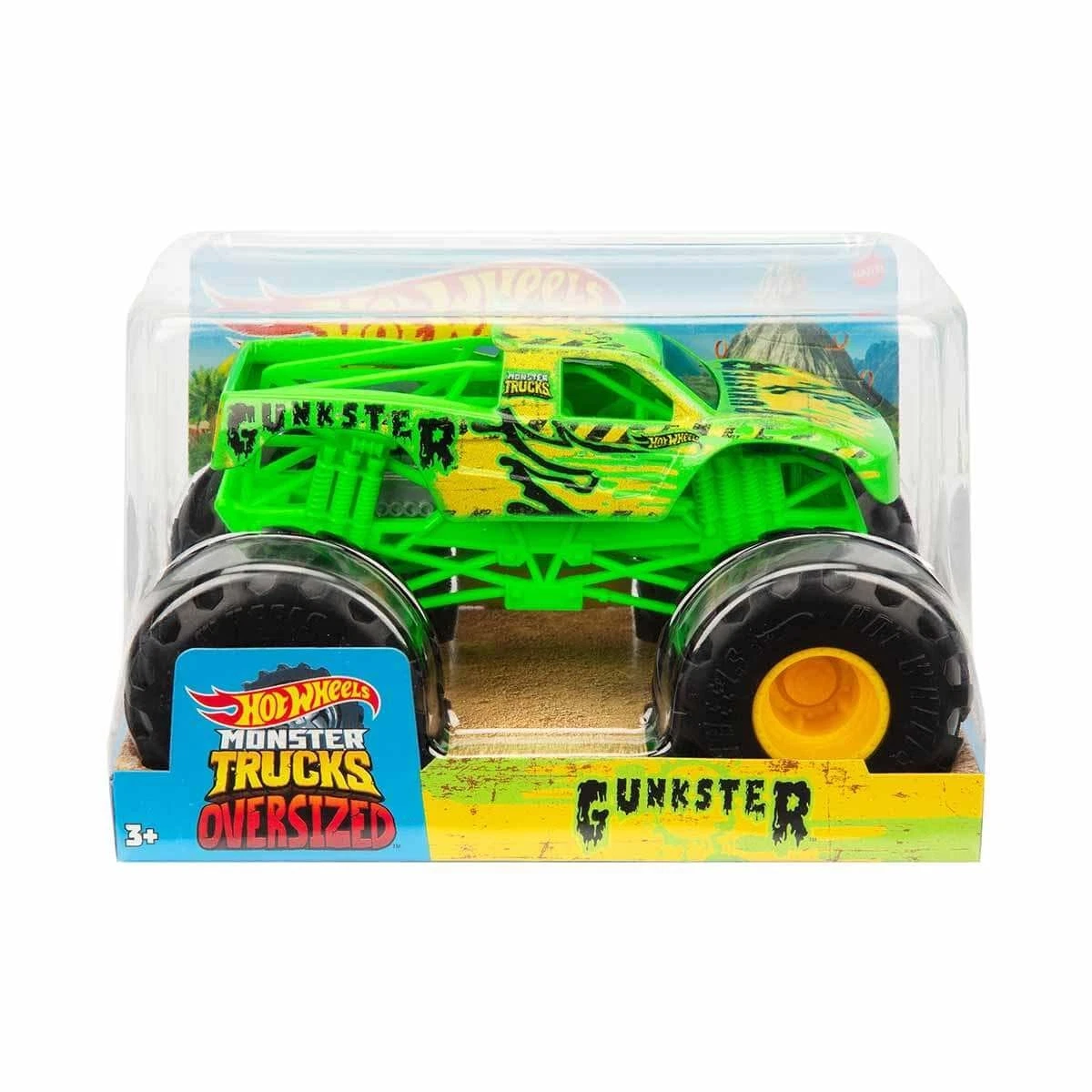 HWJDR05 Hot Wheels 1:24 Monster Truck Gunkster