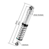 4M-122SR INJORA LS 59mm Aluminum Oil Shocks for 1/18 TRX4M - Silver