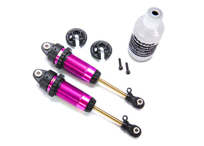 7462-PINK Shocks, GTR XX-Long Pink - Anodized