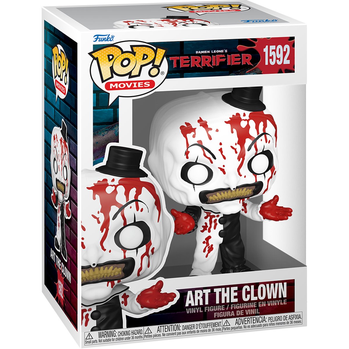 FU80707 Terrifier 2 Art the Clown Bloody Funko Pop! Vinyl Figure #1592