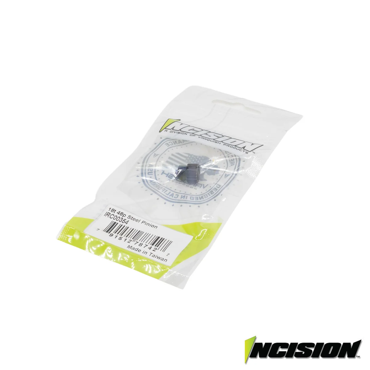 IRC00354 Incision 18t 48p Hardened Steel Pinion Gear