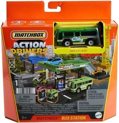 MBHDL10 Matchbox Action Drivers Bus Station