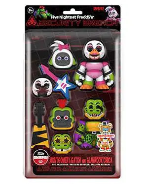 FU70818 FNAF  Montgomery Gator and Glamrock Chica SNAPS