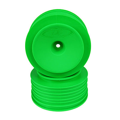 DER-PSC-UG Speedline Plus SC Wheels for Kyosho Ultima SC / Traxxas Slash Rear - Slash 4x4 / GREEN