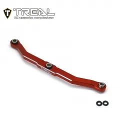 X003KIQKB3 TREAL TRX-4M Front Steering Link, Aluminum 7075 CNC Machined Upgrades for 1/18 TRX4M Defender Bronco-Red