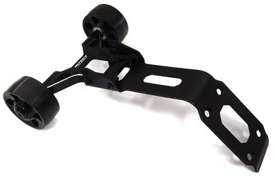 INTC32587BLACK Billet Machined Wheelie Bar 1/8 4WD