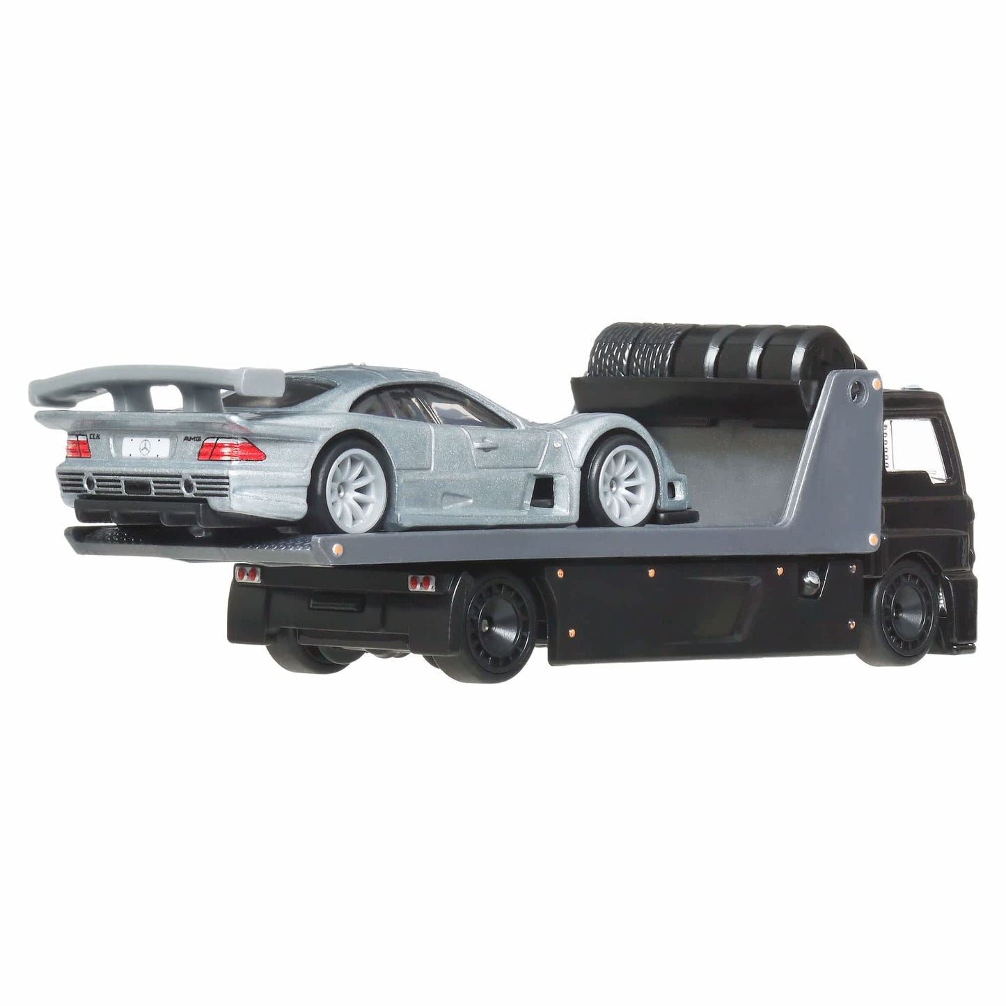 HWJBM07 Hot Wheels Premium Collector Display Set - 1997 Porsche 911 GT1, McLaren F1, 1997 Mercedes-Benz CLK-GTR Fleet Street