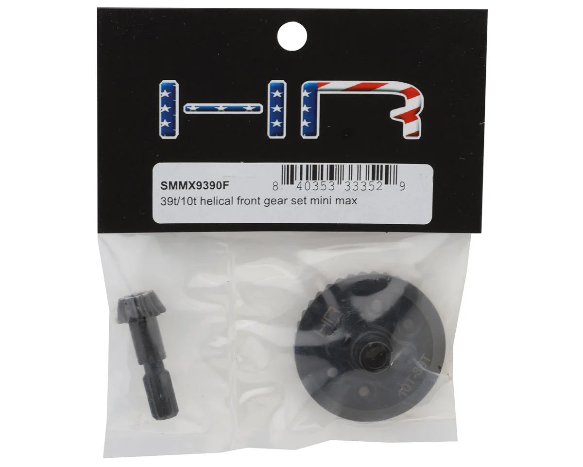 HRSMMX9390F Steel Helical Differential Ring & Pinion Gear for Traxxas® Mini Maxx® (Front) (39T/10T)