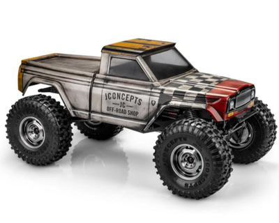 JCO0457 JCI Warlord Pre-Trimmed 1/10 Tucked Rock Crawler Body (Clear) (12.3")