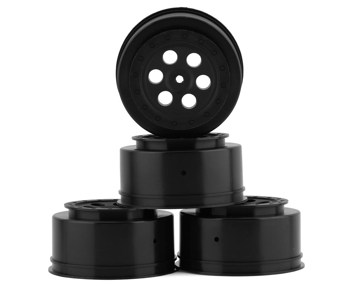 TKR2220 TR606 SCT Offset Short Course Wheels (Black) (4) w/12mm Hex