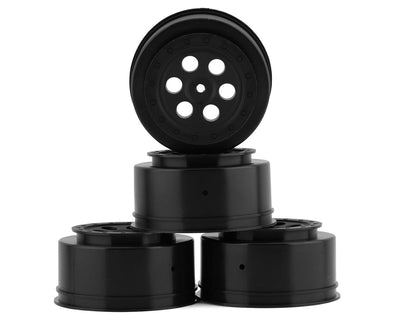TKR2220 TR606 SCT Offset Short Course Wheels (Black) (4) w/12mm Hex