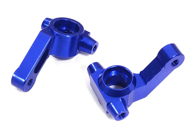 INTC29608BLUE Billet Machined Alloy Steering Knuckles DR10 Drag Race Car