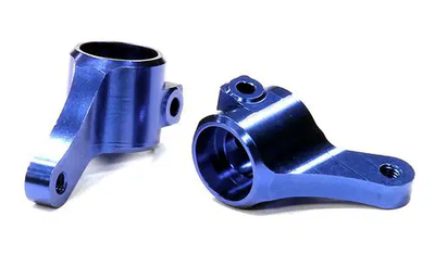 INTT8675BLUE Billet Machined Steering Knuckles 2WD