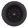 PRO119024 Trencher X SC Tires w/Raid Wheels (2) (Black) w/17mm Hex