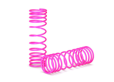 5857P  Springs, front (pink) (progressive rate) (2)
