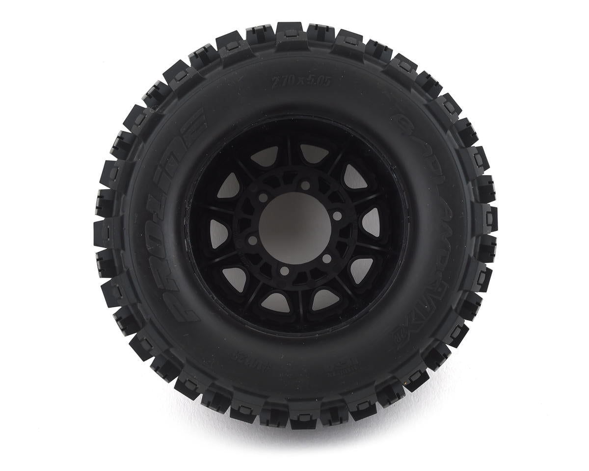PRO1012510 Badlands MX28 2.8" Pre-Mounted Tires w/Raid 6x30 Wheels (2) (M2) (Black) w/Removable Hex