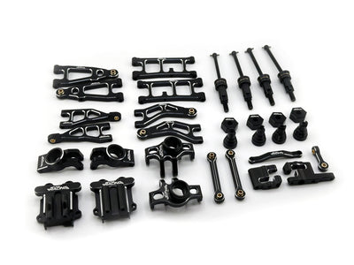 NSRAR11831C Aluminum Upgrade Kit for Arrma Mojave Grom - Black