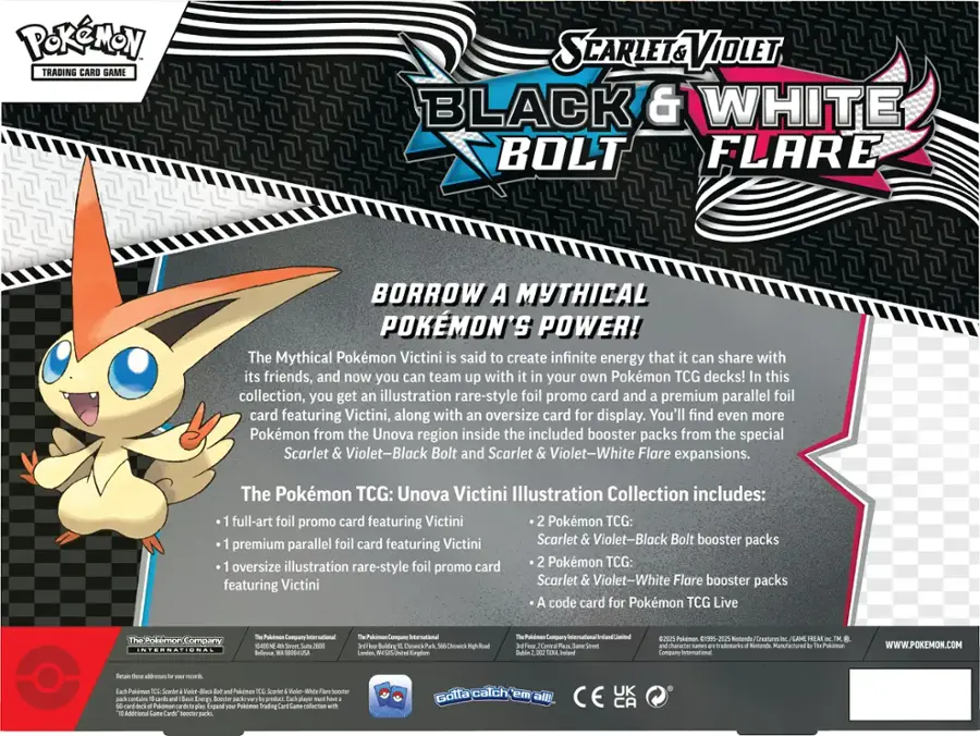 pokemon trading card games scarlet violet 10.5 unova victini illustration PKU10-10029-102 Pokemon Scarlet & Violet 10.5 Unova Victini Illustration Collection