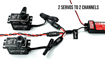 Jevries MS-5976-BEC BEC Wiring Harness 2 Servo To 2 Channels