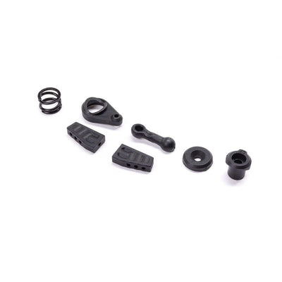 LOS211035 Servo Saver Mount and Steering Link Mini Drag