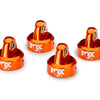 8465 Fox Orange Aluminum GTR Shock Caps (4)