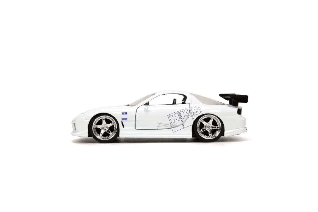 Jada 32588 1:32 1993 Mazda RX-7 HKS – White – Fast & Furious