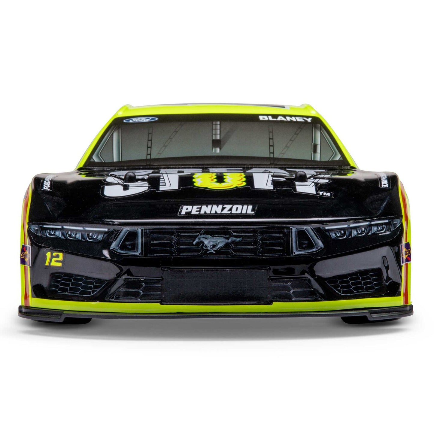 LOS1122412 1/12 AWD NASCAR RC Race Car RTR, Ryan Blaney #12 Menards 2024 Ford Mustang