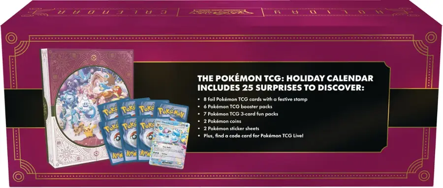 PKU10-10032-106 Pokemon Holiday Calendar 2025