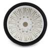 JCO3113-19 Speed Claw Belted Tire Pre-Mounted w/Cheetah Speed-Run Wheel (White) (2)