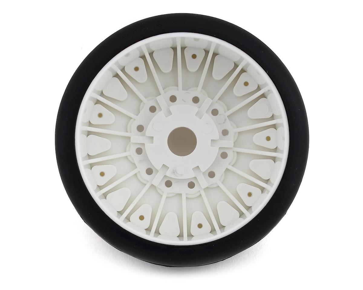 JCO3113-19 Speed Claw Belted Tire Pre-Mounted w/Cheetah Speed-Run Wheel (White) (2)