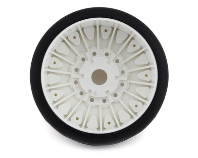 JCO3113-19 Speed Claw Belted Tire Pre-Mounted w/Cheetah Speed-Run Wheel (White) (2)